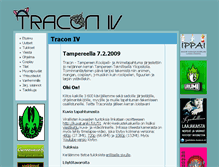 Tablet Screenshot of 2009.tracon.fi